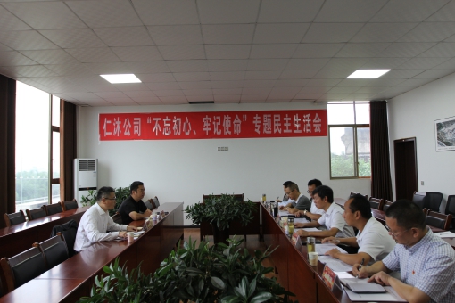 9月5日川高公司主题教育联络指导第四组组长、川高公司党委副书记、董事但勇出席指导仁沐公司“不忘初心,牢记使命”专题民主生活会_wps图片(1).jpg