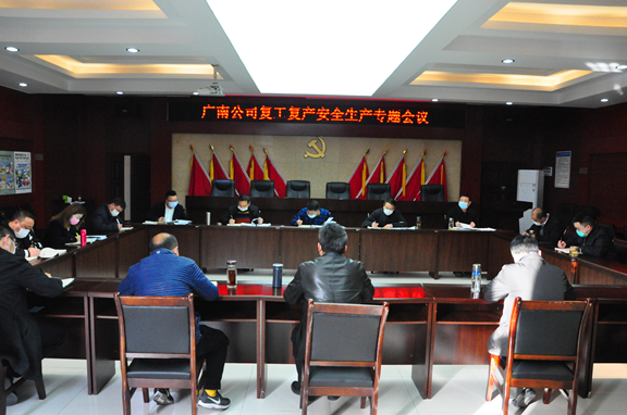 广南公司召开复工复产安全生产专题会.JPG 广南公司召开复工复产安全生产专题会.JPG