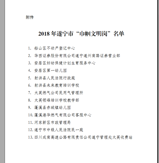 no2-成南公司大英收费站获评遂宁市“巾帼文明岗”称号.png no2-成南公司大英收费站获评遂宁市“巾帼文明岗”称号.png