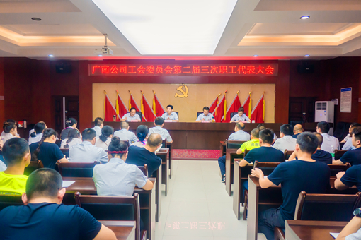 广南公司召开第二届三次职工代表大会1.jpg 广南公司召开第二届三次职工代表大会1.jpg