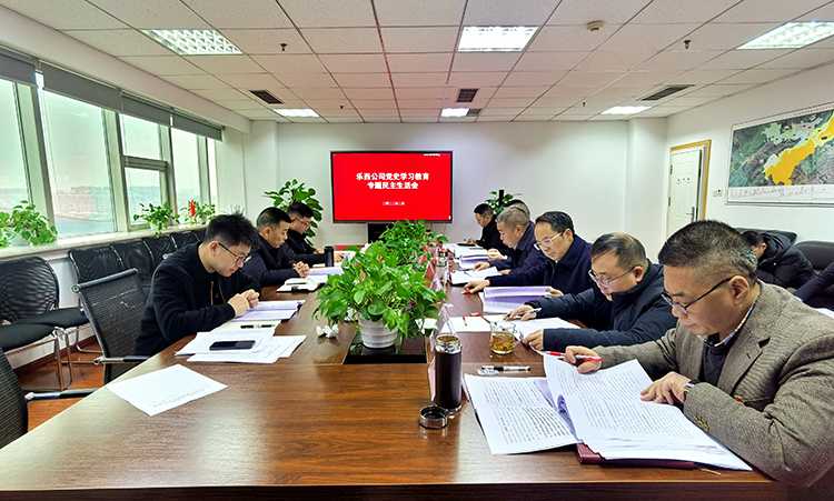 川高公司欧海龙一行督导乐西、文旅公司2021年度党史学习教育专题民主生活会02 750.jpg