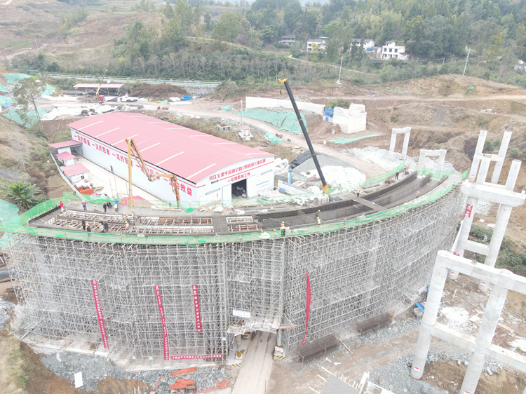 决战四季度 大干一百天 开梁高速开江东枢纽互通开元棋牌新进展 (1)_副本.jpg