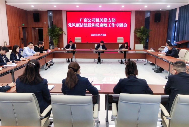 广南公司机关党支部召开党风廉洁开元棋牌暨反腐败工作专题会1.JPG