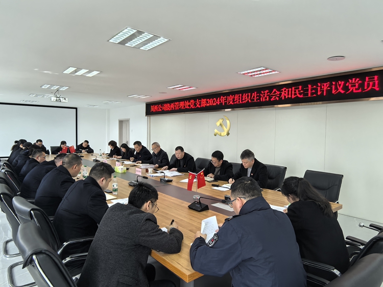 川西公司绕西管理处党支部开展2024年度组织生活会和民主评议党员3_副本.jpg