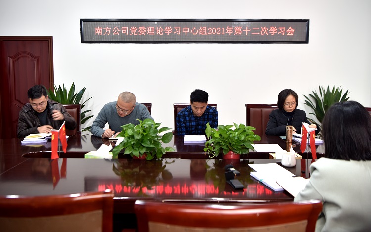 12.7南方公司党委理论学习中心组专题学习党的十九届六中全会精神.JPG