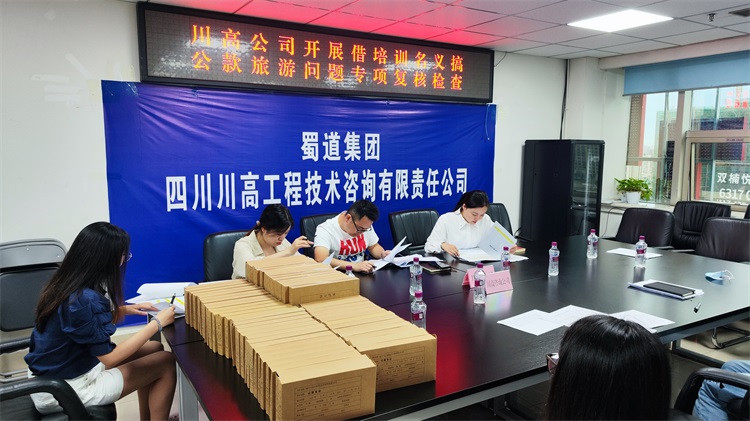 川高公司督导咨询公司对借培训名义搞公款旅游问题排查整治专项工作.jpg