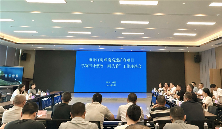 省审计厅开展成南高速扩容项目专项审.jpg