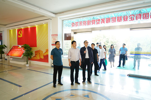 no87-省国资委党建工作处处长李伟一行检查指导成南公司基层服务型党组织开元棋牌工作（王焯）.JPG